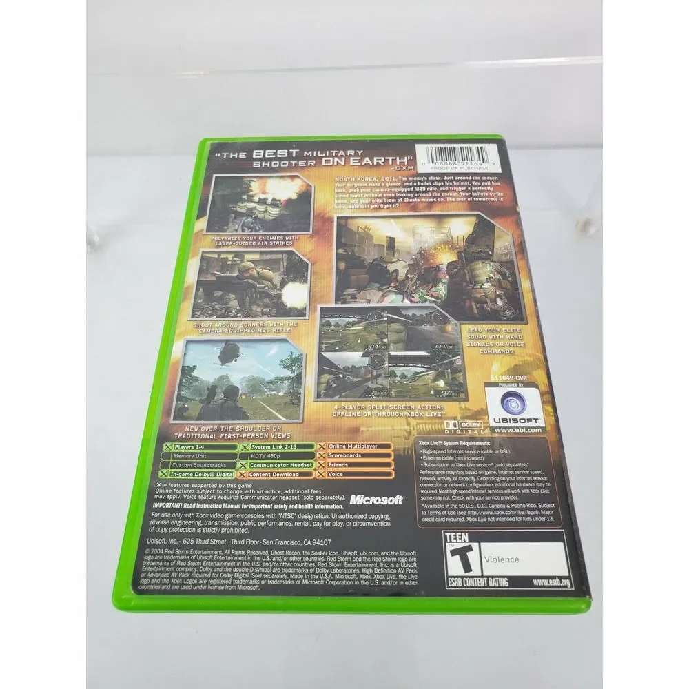 Tom Clancy's Ghost Recon 2 Final Assault 2011‎ Original XBOX Game